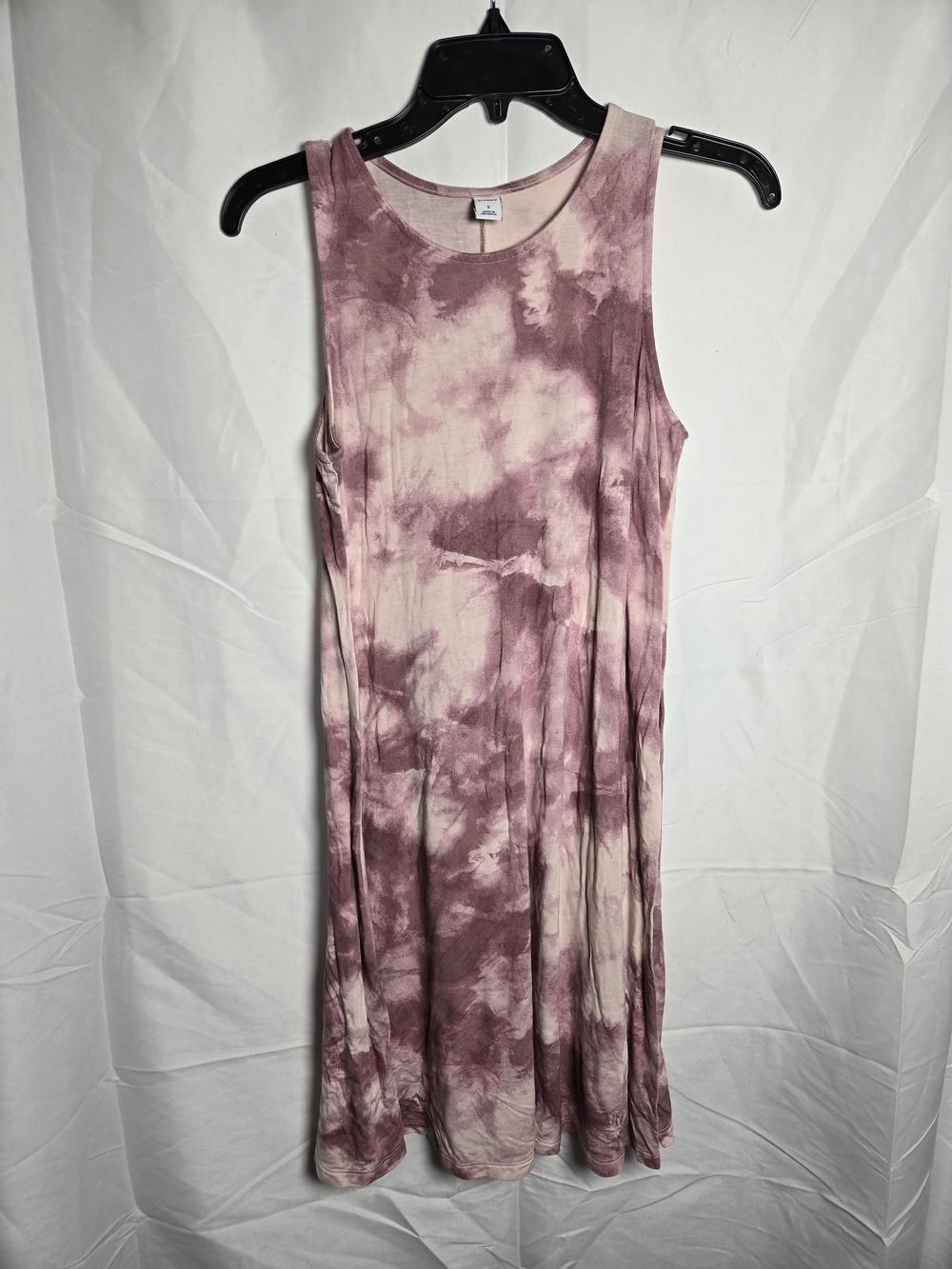 Old Navy Mauve Tie-Dye Sleeveless Midi Dress